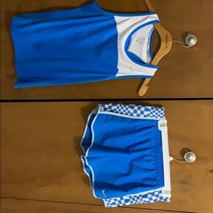 Gym shorts and shirt